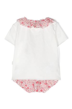 T-shirt e pantaloncini a fiori in cotone TEDDY & MINOU KIDS | E24CP029M01101037